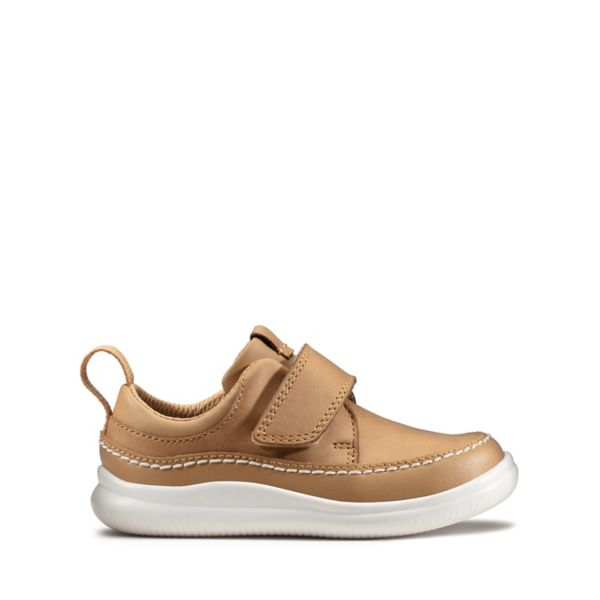 Clarks Boys Cloud Ember Toddler Casual Shoes Brown | CA-4071259